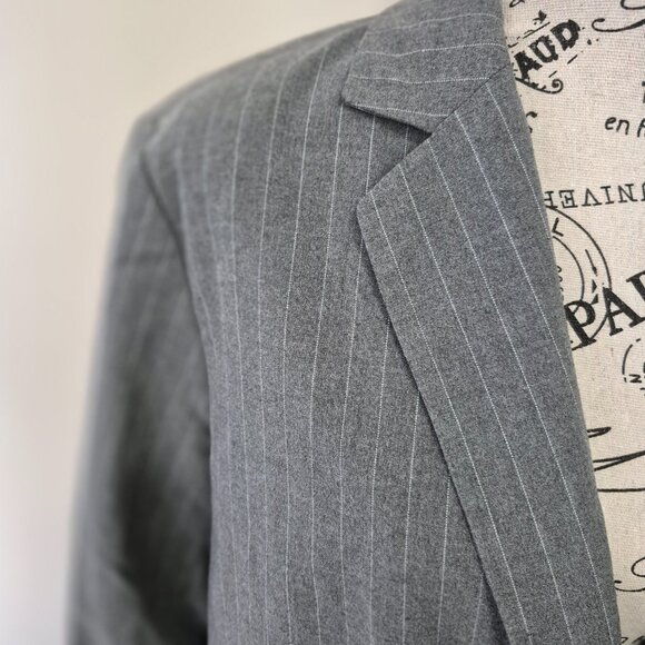 Pinstripe Blazer - Picture 3 of 8